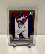 2023 Bowman Chrome WBC-17 Luis Robert Gold Refractor #d /50 CUBA Chicago Sox