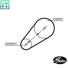 TIMING BELT 5498XS FOR FSO 147CK46 1.6L 4cyl POLONEZ III