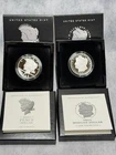 2023 S Morgan and Peace Proof Silver Dollars W/Original Box & COA