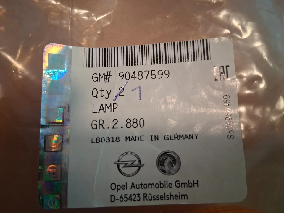 Neuer Seitenblinker für Opel Astra / Corsa / Tigra - Bild 4 von 4