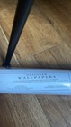 1 Roll Of Grey Designer Wallpaper, Acrylic Coated, Washable, Strippable, New