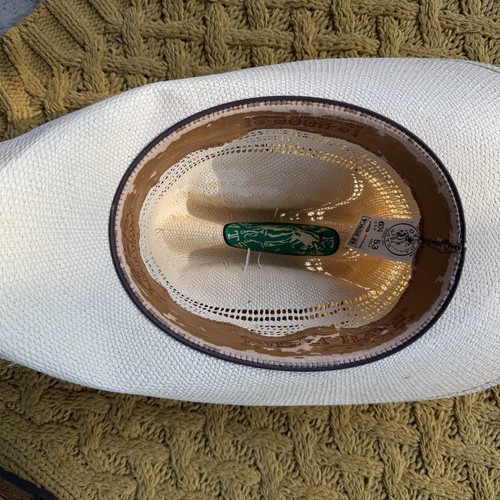 Ojeda Hats 6 5/8 Usa 53 Mex Cowboy Hat Se Busca Sombrero Made In Mexico Band - Picture 7 of 11