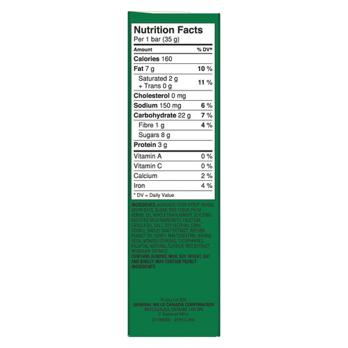Nature Valley Sweet and Salty Almond, 5ct, 175g/6.17oz {Importiert aus Kanada} - Bild 5 von 5