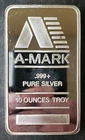 A-Mark 10oz Silver Bar