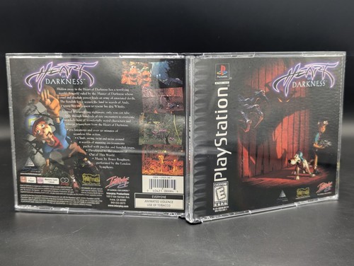 Heart of Darkness (Sony PlayStation 1 PS1) CIB con tarjeta de registro - disco casi como nuevo - Imagen 6 de 9
