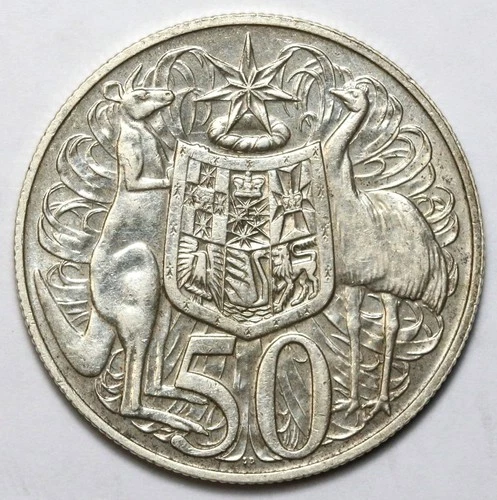 Photo of a 1966 Australia 50 Cents from an eBay listing that sold on Jun 20, 2026