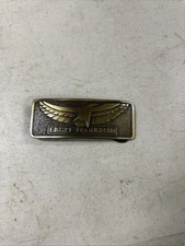 Vintage Eagle Brougham Trucking Company Brass Belt Buckle By Spec Cast Inc