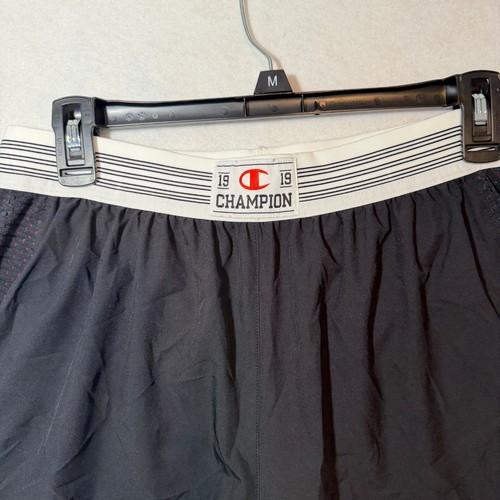 Champion Black/Solar Crimson Absolute Mesh Athletic Shorts Running Boxing Size M - Bild 4 von 13