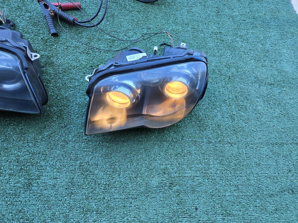Juego de faros Chrysler Crossfire 2004-2008 lámpara de faros izquierda y derecha OEM usado Foto 4 de 4