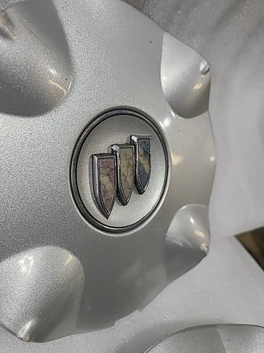 (4) OEM 2000-2003 Buick Park Avenue Silver Wheel Center Cap Hubcap # 9593517 - Picture 9 of 22