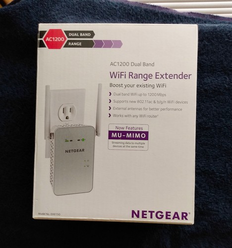 Netgear AC1200 EX6150 Dual Band 2.4Ghz-5Ghz FAST WiFi Wireless Range Extender - Afbeelding 3 van 13