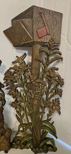 3er Set Vintage Burwood Products Wandbehang Deko, 0310, 0311, 0312 - Bild 2 von 8
