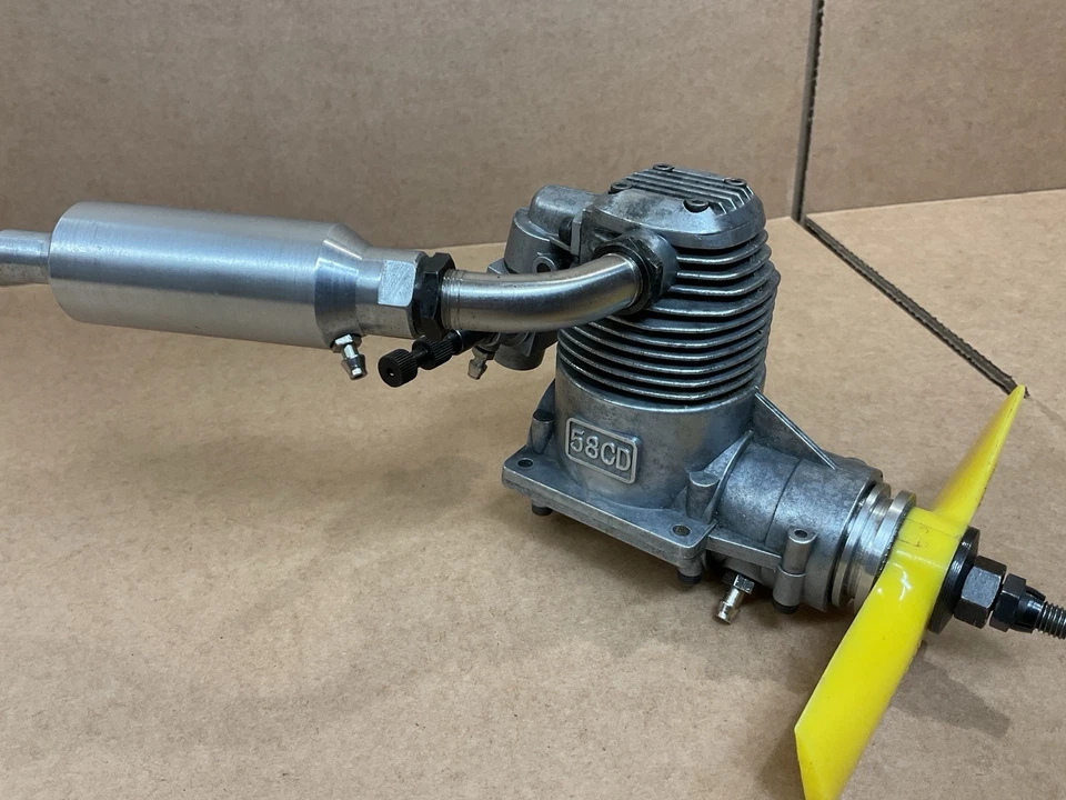 RCV 58CD ZÜNDMOTOR GASMOTOR MOTOR 4 TAKT GLÜHMOTOR GUTE KOMPRESSION! - Bild 3 von 4