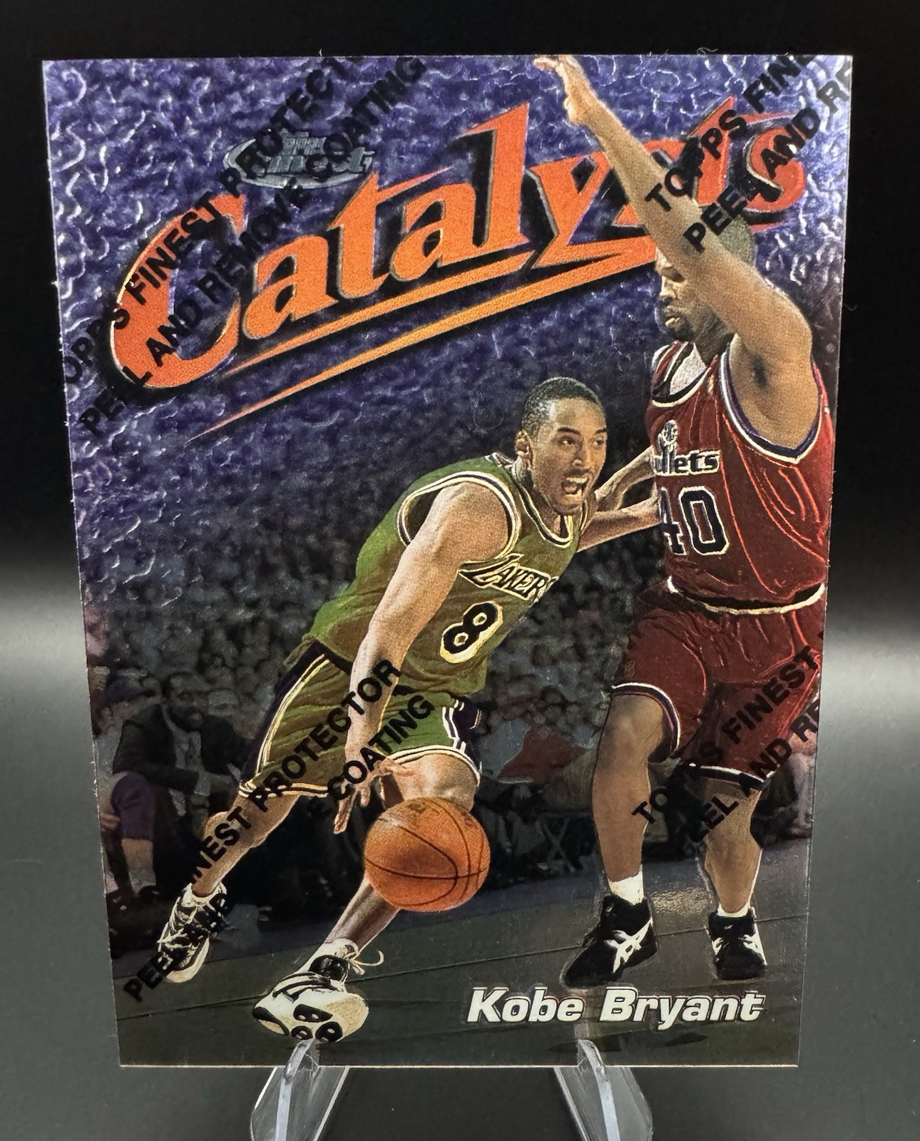 1997 TOPPS FINEST #137 KOBE BRYANT W/ Coating LOS ANGELES LAKERS