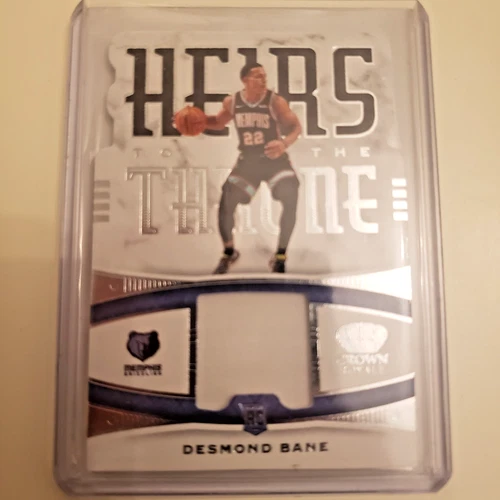 2020-21 Crown Royale Desmond Bane Memphis Grizzlies Heirs to the Throne Patch