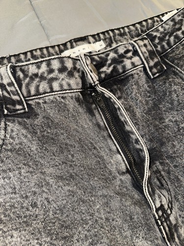 MNML Flare Jeans Men’s Size 36x34 Cargo Pocket Grey Denim - Picture 12 of 18