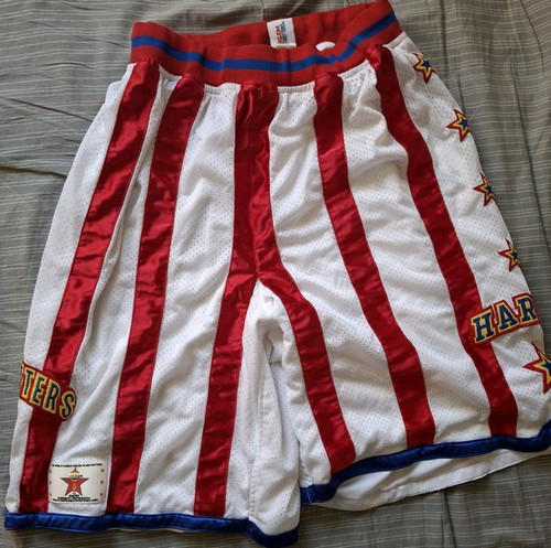 Pantaloncini da basket Harlem Globetrotter's autentici a stelle e righe - taglia 2XXL