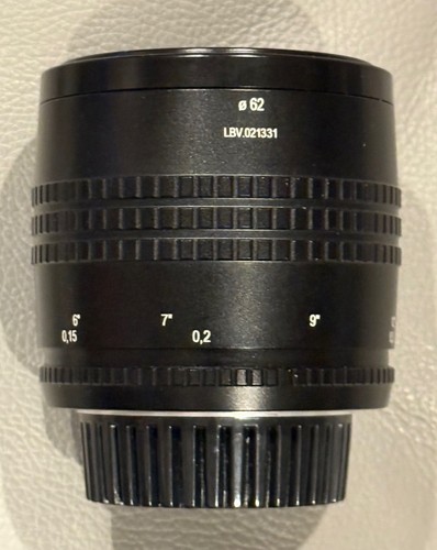 Lensbaby Velvet 56 para Nikon F - 56 mm - f 1,6 - Negro - Nuevo - Envío gratuito - Imagen 2 de 19