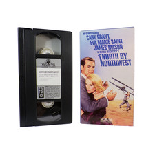 "NORTH BY NORTHWEST (1959)" MGM/UA VHS (1991) starring Cary Grant