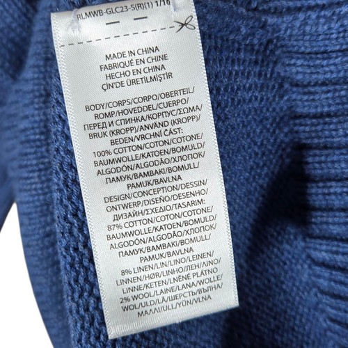 Polo Ralph Lauren Pullover Herren 2XLT Iconic Bear Preppy Fair Isle Sportmantel Uhr - Bild 9 von 15