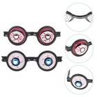 2 Pcs Funny Glasses Party Festival Plastic Sunglasses Creative Halloween