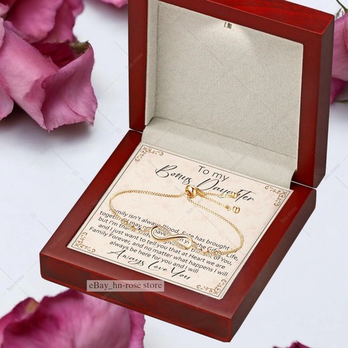 Handpicked Daughter Gift from Mom Dad Daddy Infinity Bracelet Semential Jewelry - Picture 15 of 15