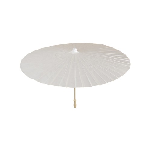 1Pcs Party Decor Festival Paper Umbrellas Trendy White Umbrella Beautiful DIY - Picture 15 of 33