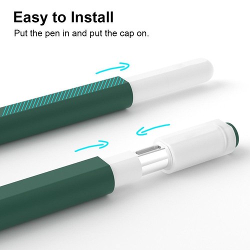 Silikon USB-C Touch-Stift-Hülse Stoßfest Griff abdeckung Stylus Schutzhülle - Afbeelding 4 van 16