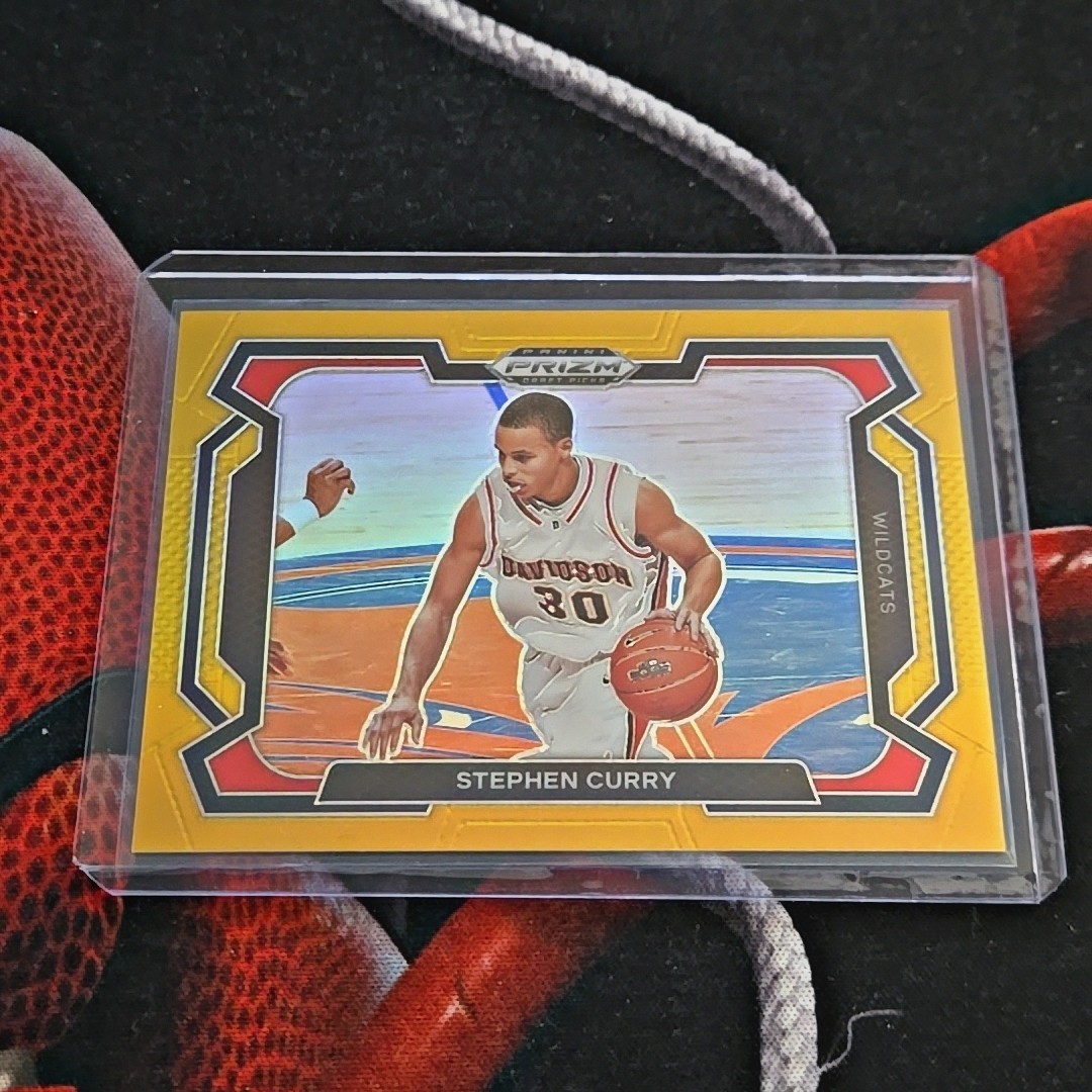 2024 Panini Prizm Draft Picks - Stephen Curry #77 Variations Gold 3/10