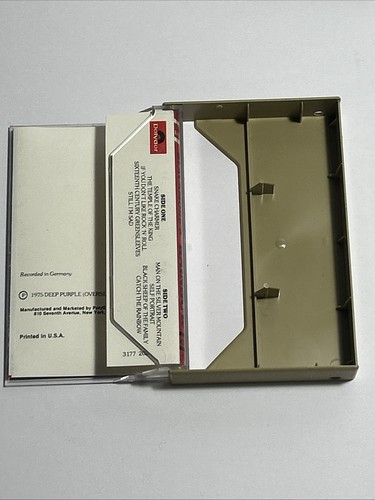 Vintage 1975 Cassette Tape Ritchie Blackmore's Rainbow Polydor PolyGram Records - Foto 7 di 8