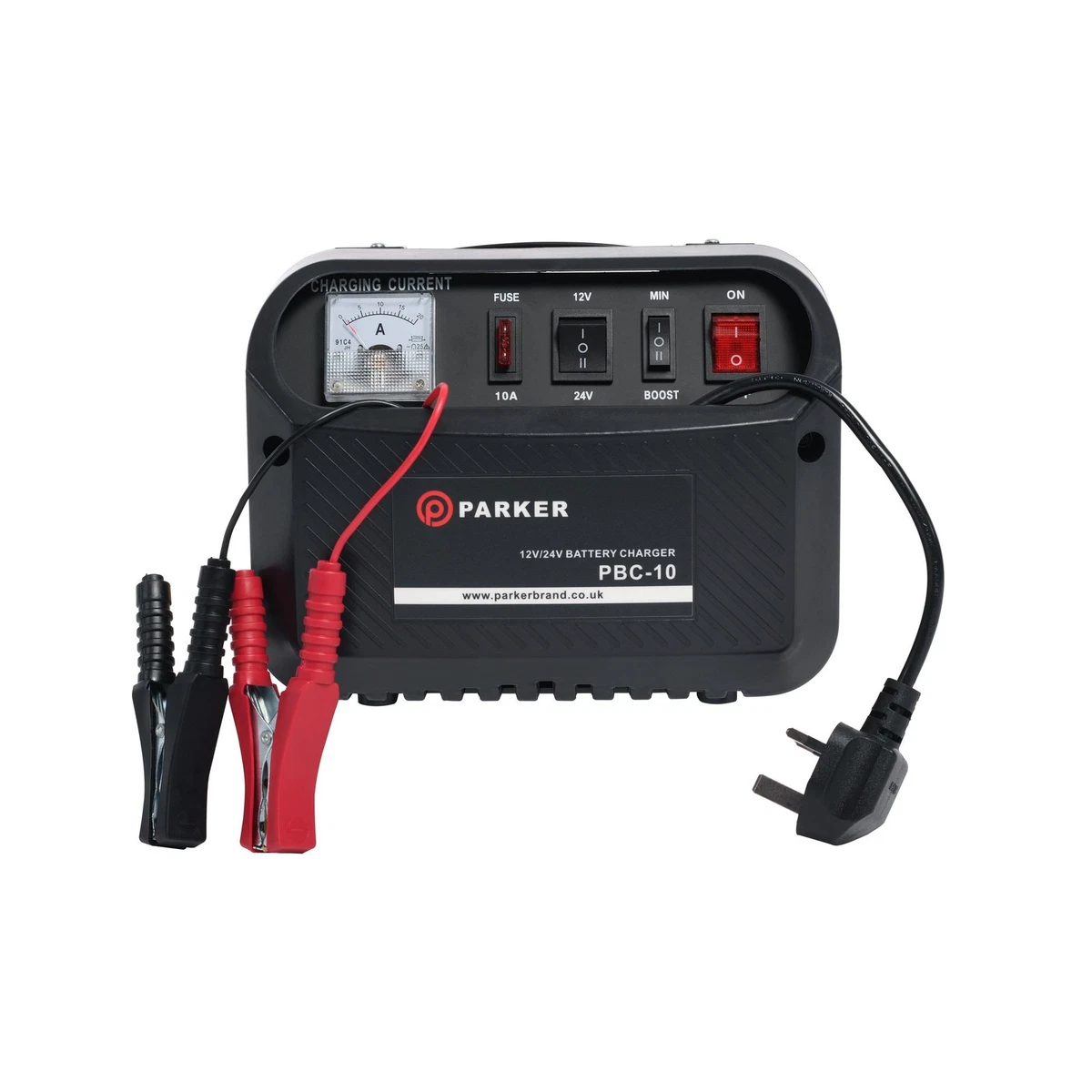 10-Amp 12V/24V Fully-Automatic Smart Battery Charger | All-in-One Maintenance & Repair Solution car charger