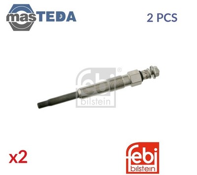 19099 GLÜHKERZE GLÜHKERZEN FEBI BILSTEIN 2PCS FÜR FIAT SCUDO 1.9 D 1.9L 51KW