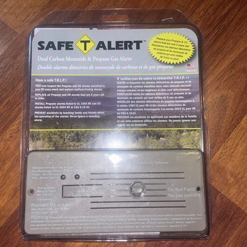 MTI 35-742-BR Brown Safe-T-Alert Flush Mount Carbon Monoxide Propane Gas Alarm