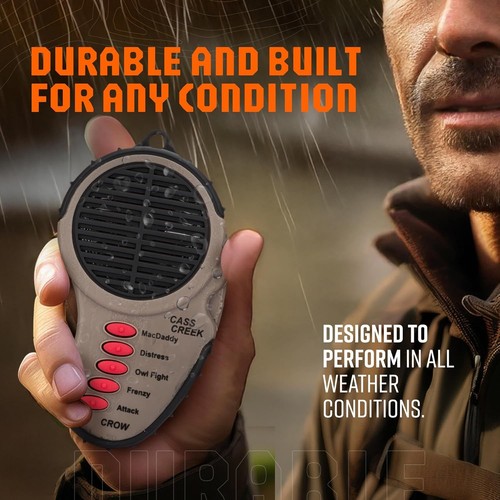 Ergo Call Handheld Electronic Hunting Call - 5 Authentic Calls, Compact Design - Picture 7 of 10