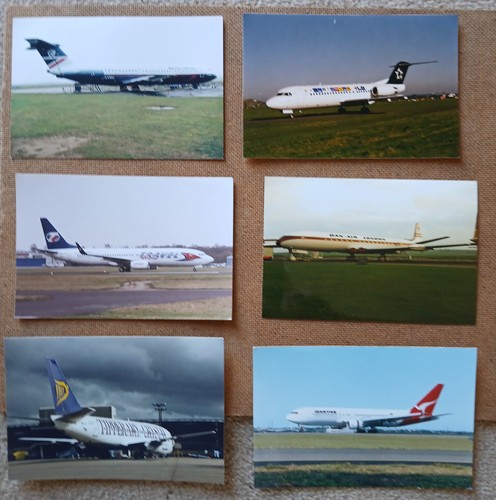 One Hundred & Forty Commercial Aircraft 6 x 4 Inch Photographs