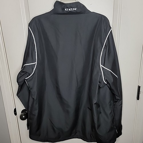 Alaska Aces Jacke schwarz CCM Erwachsene Größe Large durchgehender Reißverschluss Minderjährige NHL Hockey - Bild 9 von 11