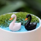  20 Pcs Simulated Swan Toys Artificial Micro Landscape Miniature Decors Plant