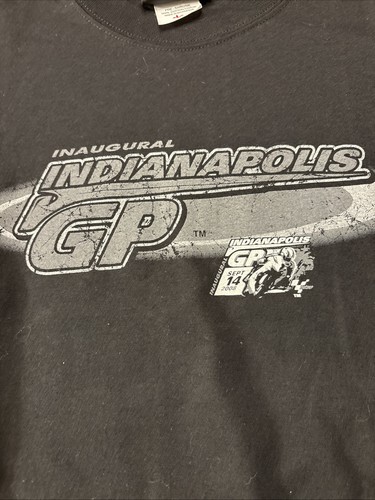 Indianapolis Motor Speedway Inaugural Motorcycle GP Black Shirt Size L 2008 - Picture 10 of 15