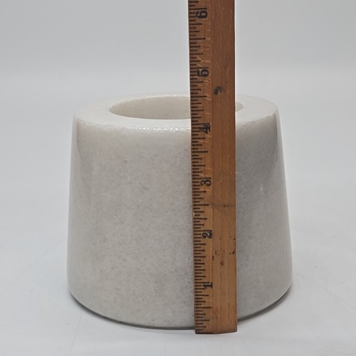 Beautiful Stone Marbled Vanity Canister Jar & Lid Stanless Insert 304 Apothecary - Picture 12 of 17