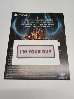 Far Cry Primal PlayStation 4 PS4 Bonus Mammoth Missions Dlc Add On Insert