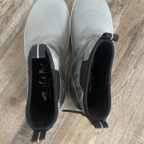 NEW Salt Life Waterproof Fishing Boots Shoes Grey Camo Neoprene MSRP $120!!!!!! - Picture 12 of 12