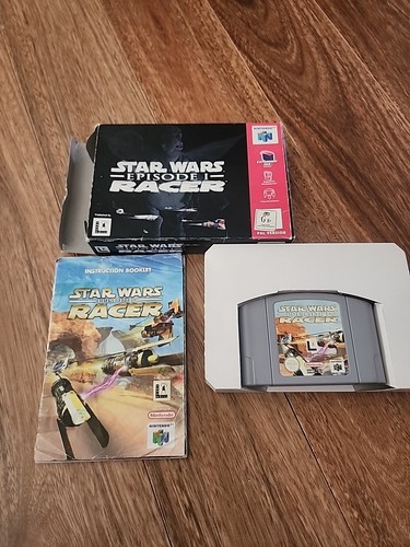 Star Wars Episode 1 Racer (Boxed) - Complete CIB Nintendo 64 Ex Rental