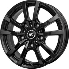 4x Alufelgen RC-DESIGN RC25T Schwarz Glanz (SG) 6,5x16 ET60 LK5 130 16 Zoll Felg