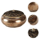 2 Pcs Weihrauchbrenner-Ornamente Büro Räuchergefäß Retro -Weihrauchhalter