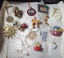 Christmas Lot Vintage Assorted Ornaments 17