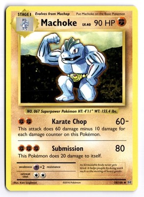 Machoke - EVO #58/108 XY - Evolutions Uncommon Regular LP