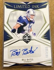 Bill Bates 2021 Panini Limited Football Ink #‘d 5/99 Auto! Dallas Cowboys🔥📈🔥