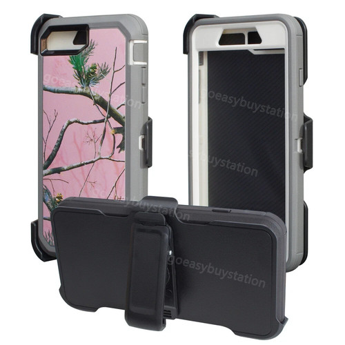 For iPhone 6 6s 7 8 Plus Case w/ Screen Protector Series Fits Defender Belt Clip - Picture 13 of 15