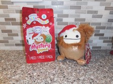 Squishmallows Christmas Benny the Bigfoot in Santa Hat 5 inch Glitter Plush New