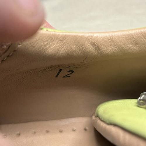 NUEVO David Eden Para Hombres Genuino Cocodrilo Tenis Zapatos Verde Talla 12 - Imagen 6 de 12